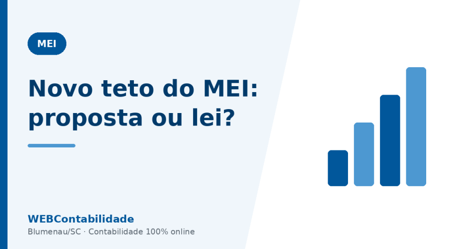 Novo teto do MEI: o que é proposta e o que já é lei