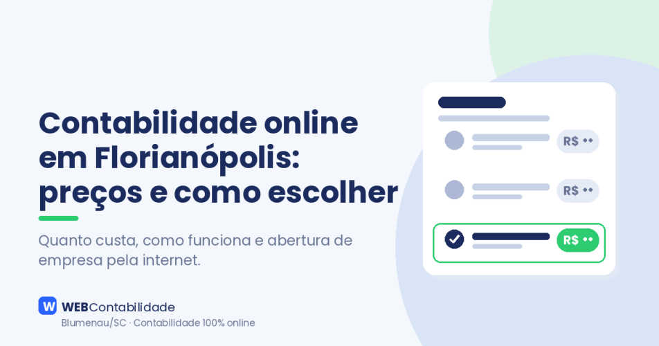Contabilidade online em Florianópolis: preços, como funciona e como escolher