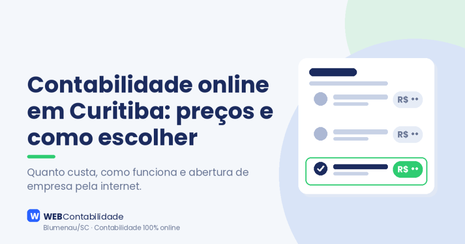 Contabilidade online em Curitiba: preços, como funciona e como escolher