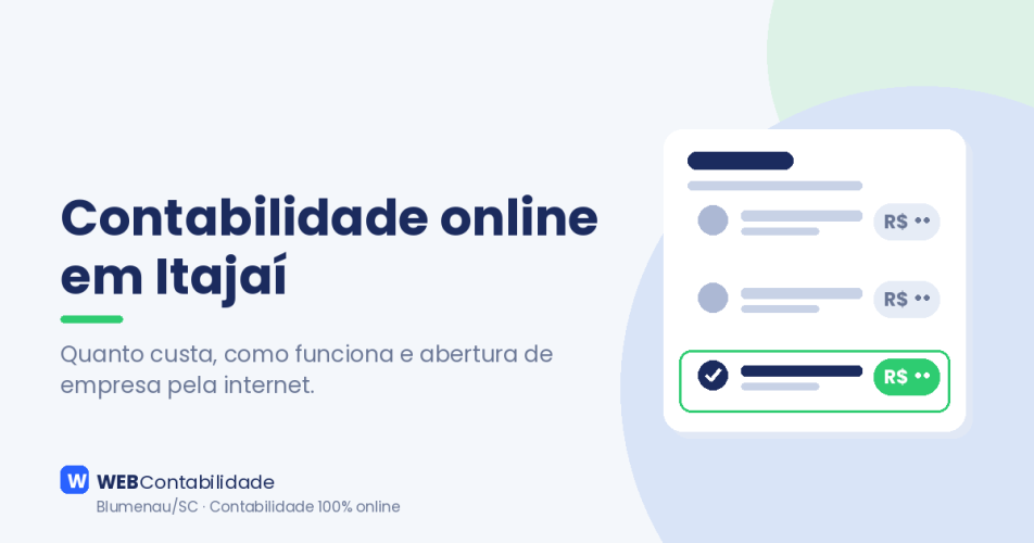 Contabilidade online em Itajaí: preços, como funciona e como escolher