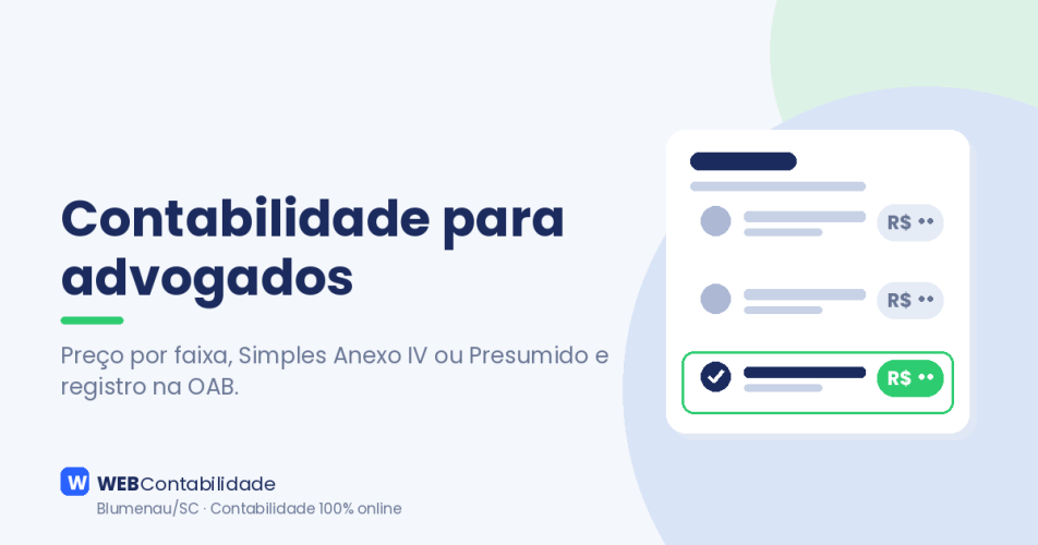 Contabilidade para advogados: quanto custa, qual regime e como abrir a sociedade (2026)