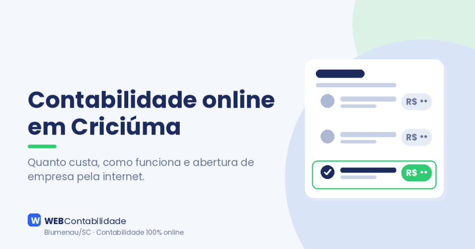 Contabilidade online em Criciúma: preços, como funciona e como escolher