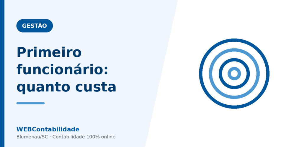 Contratar o primeiro funcionário: quanto custa de verdade