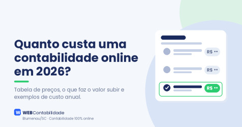 Quanto custa uma contabilidade online em 2026? Tabela de preços e o que está incluído