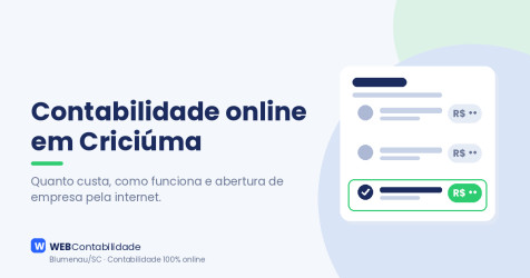 Contabilidade online em Criciúma: preços, como funciona e como escolher